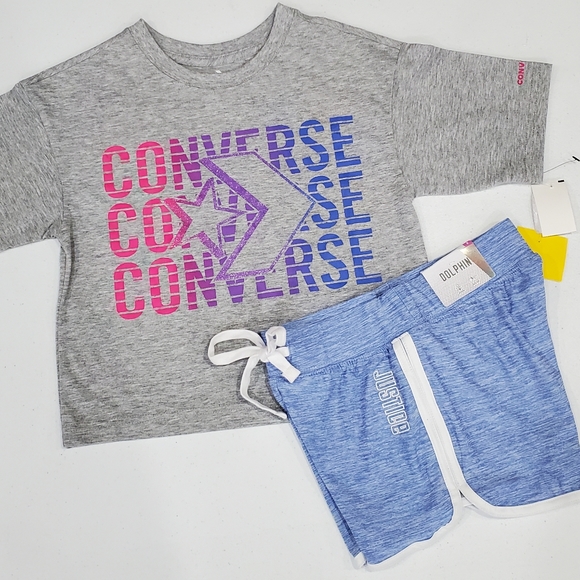 🆕️ Converse Tee & Shorts - Picture 2 of 5